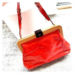 *SOLD*****Red-orang Kate Spade handbag